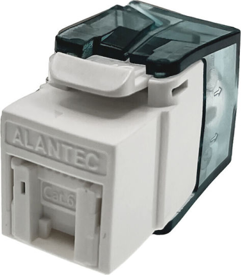 A-LAN Keystone Modul RJ45 Toolless UTP Cat.6a Dual Transmission Pair 1Stück