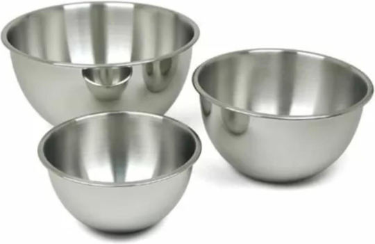 Stainless Steel Mixing Bowl Capacity 0.75lt with Diameter 15cm.