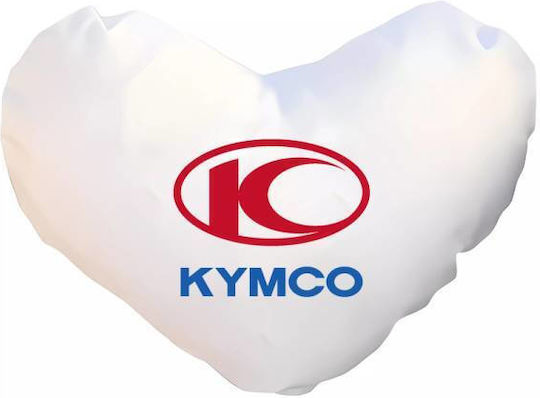 Takeposition Sofa Cushion I Love Kymco White 40x40cm