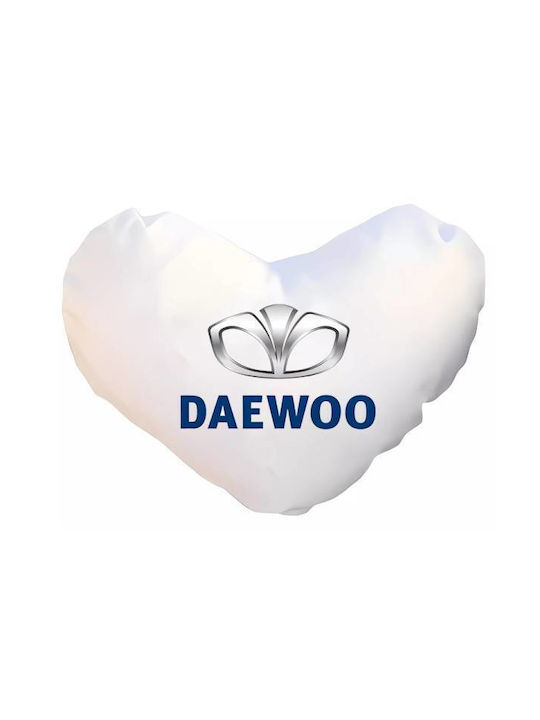 Takeposition Μαξιλάρι Καναπέ I Love Daewoo Λευκό 40x40εκ.