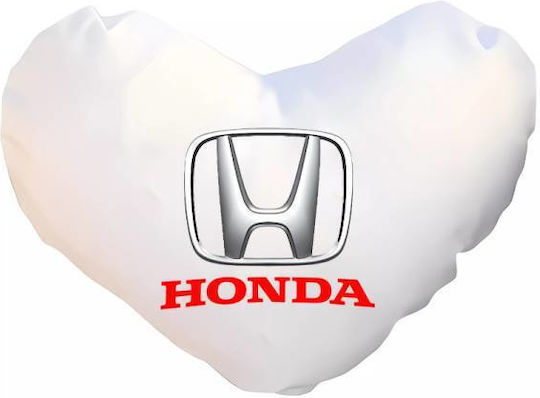 Takeposition Μαξιλάρι Καναπέ I Love Honda Λευκό 40x40εκ.