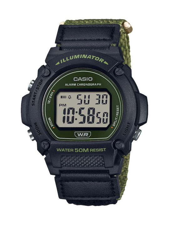 Ceas Casio Collection cu Baterie și Brățară Textil Ceas Casio Collection cu Baterie și Brățară Textil
