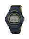 Casio Collection Digital Uhr Chronograph Batterie mit Schwarz Stoffarmband