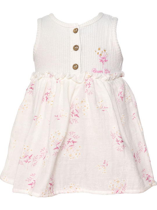 Rochie pentru Copii Floral Ecru