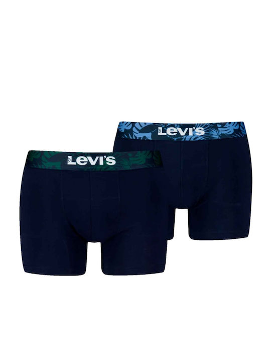 Levi's Herren Boxershorts Black 2Packung