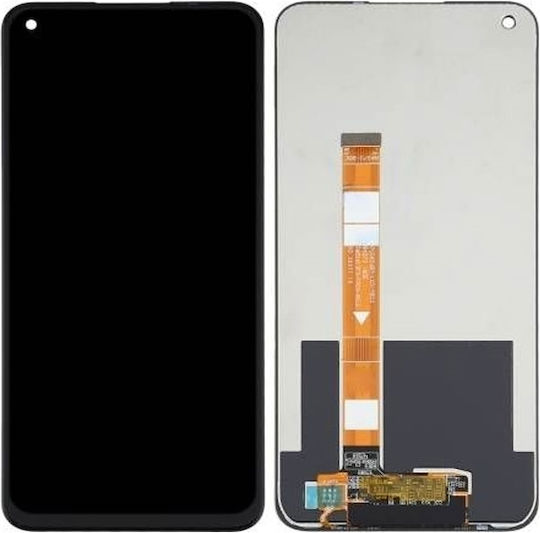 LCD Ersatzbildschirm mit Touch-Mechanismus für Realme 7i Schwarz