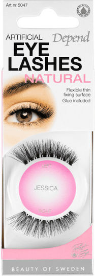 Depend Cosmetics 5047 - Jessica Βλεφαρίδες με Κόλλα
