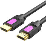 Lention Cable HDMI male - HDMI male 1m Μαύρο