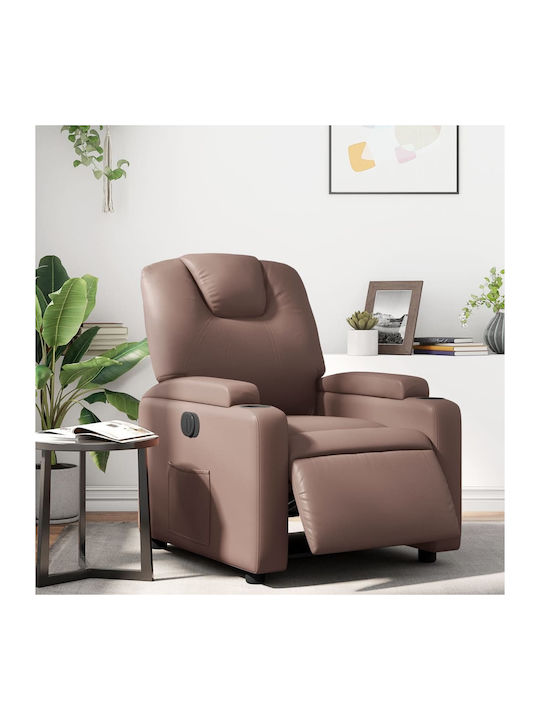Relax Armchair with Footstool from Leatherette ...