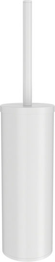 Verdi Metallic Toilet Brush White