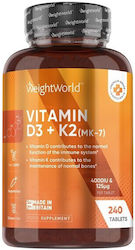 WeightWorld Βιταμίνη D3 4000iu 240 ταμπλέτες WeightWorld Βιταμίνη D3 4000iu 240 ταμπλέτες