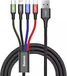 Baseus Braided USB to Lightning / Type-C / micro USB 1.2m 3.5A Cable (CA1T4-B01)