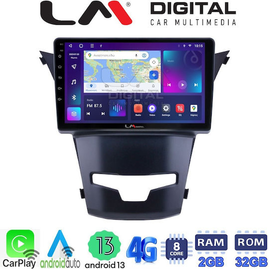LM Digital Car Audio System for Daewoo Korando Ssangyong Korando 2014> (Bluetooth/USB/WiFi/GPS/Apple-Carplay/Android-Auto)