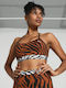 Women's Bra without Padding Brown