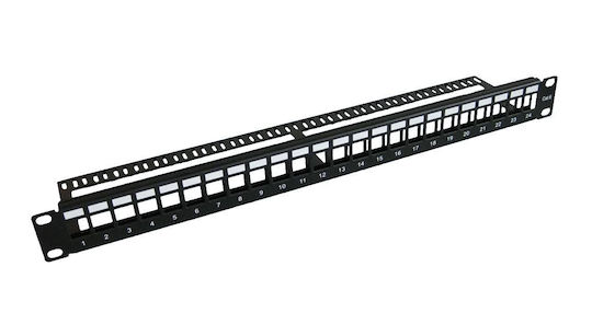 Microconnect Patch Panel για Rack 1U 19" 24 Θυρών