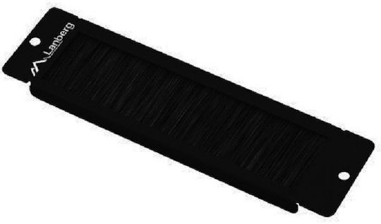 Lanberg Brush Panel for Rack 1U 10" with 10 Ports Black