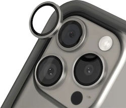 Протектор за камера Закалено стъкло Gray за iPhone 15 Pro / 15 Pro Max