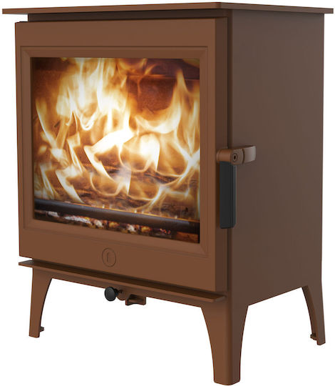 Charnwood Cranmore 7 Metallisch Holzofen 7kW Braun