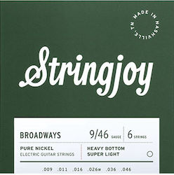Stringjoy SJ-BR0946 Σετ Χορδών Nickel Wound 9 - 46"