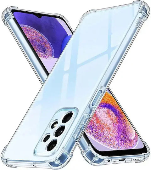 Techsuit Shockproof Clear Umschlag Rückseite Silikon Transparent (Galaxy A23 4G / Galaxy A23 5G Galaxy A23 4G / Galaxy A23 5G)
