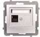 Ospel Single Network Socket RJ45 Without Frame in Gray Color GPK-1G K M 18