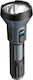 Entac Rechargeable Flashlight LED IP54 with Maximum Brightness 180lm