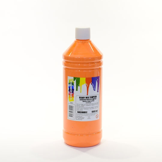Colorfix Ready Mix Tempera Farben Orange in Flasche 1000ml 1Stück