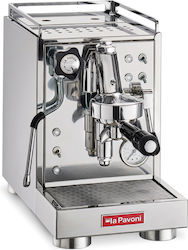 La Pavoni Mini Cellini LPSMCS01EU Μηχανή Espresso 1400W Πίεσης 15bar για Cappuccino Ασημί