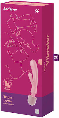 Satisfyer Triple Lover Vibrator G-Spot 2cm Pink