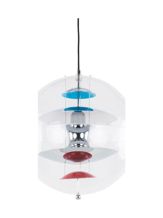 Italux Pendant Light Transparent with Socket E27