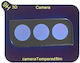 Prio Tempered Glass Camera Protector Transparent for Samsung Galaxy S21 G991