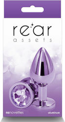 Ns Novelties Rear Assets Anal Plug Medium Purple