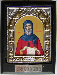 Saint Anthony Metal Icon 6.5x8.5cm
