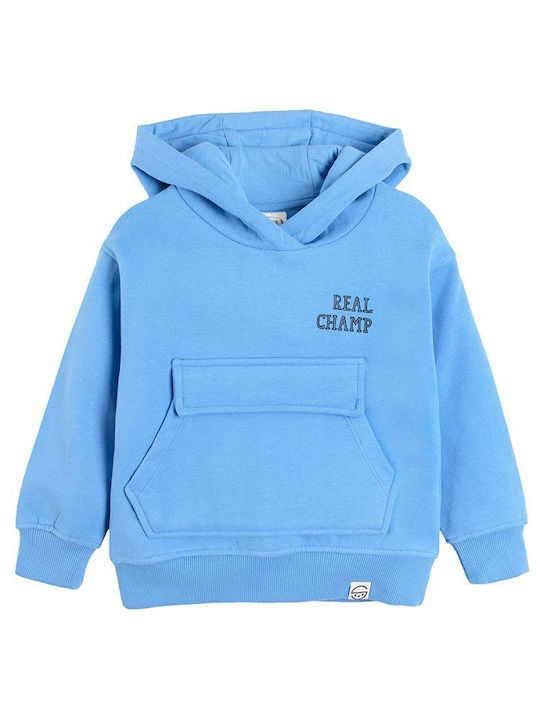 Kids Sweatshirt with Hood and Pocket Blue