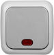 Viko Viko Wall Push Button Switch with Frame in Gray Color 90555519