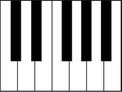 Yamaha Key CF Replacement Key for Electric Piano Ανταλλακτικά Πλήκτρα