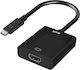 Art Konverter USB-C / HDMI männlich zu USB-C / HDMI männlich 1Stück OEM-C7