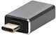 Neutralle Μετατροπέας USB-C male σε USB-C female Γκρι