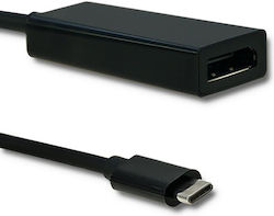 Qoltec 50377 USB-C / DisplayPort Masculin în USB-C / DisplayPort Feminin
