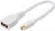 Microconnect Конвертор Mini DisplayPort Мъжки В Mini DisplayPort Женски Бял 1 Брой 2160P