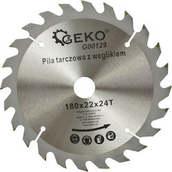 Geko G00129 Cutting Disc Wood Hole Diameter 180mm 1pcs