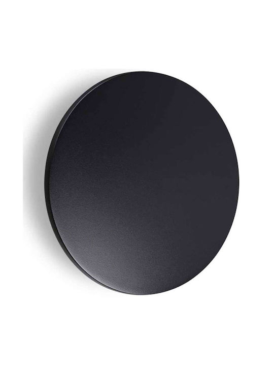 Ideal Lux Ap Wall-Mounted Outdoor Lantern LED IP54 16W with Warm White Light 30x30x6εκ.