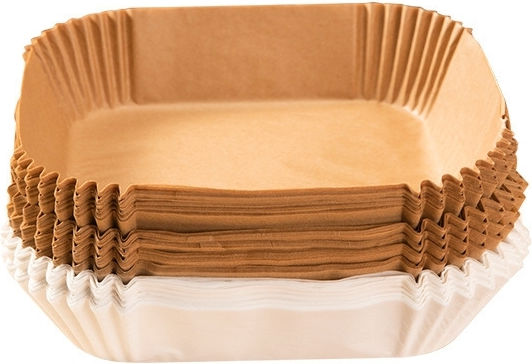 Nordic Quality Antihaft-Backpapier für Heißluftfritteusen 20x20cm 50 Stück