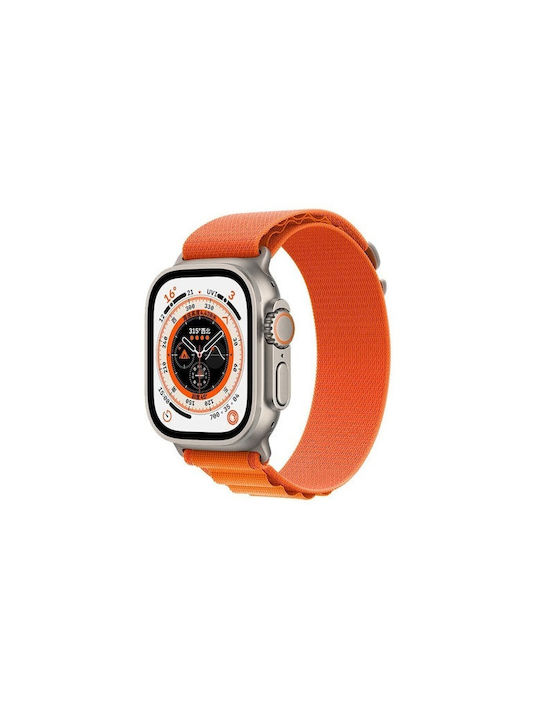 Λουράκι Υφασμάτινο Πορτοκαλί (Apple Watch 42 / ...