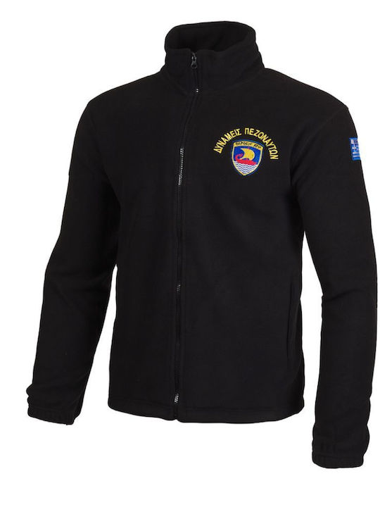 Jachetă de Fleece Woodland Negru