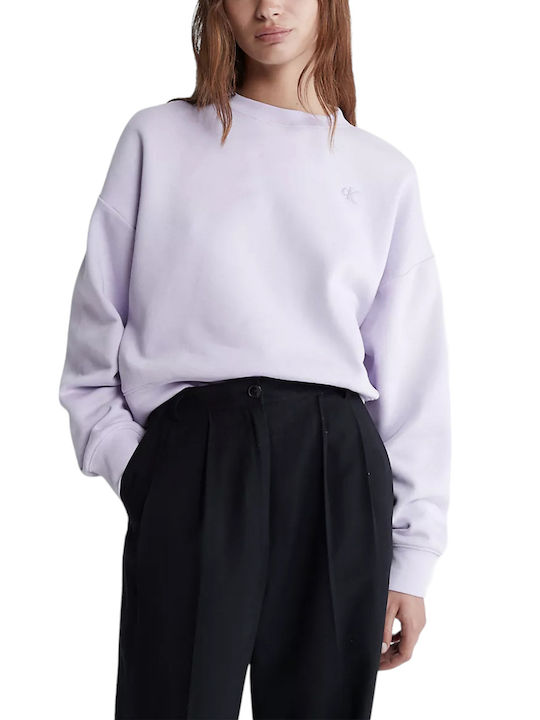 Calvin Klein Women's Sweatshirt Purple