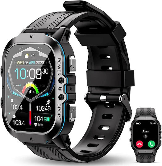 Oukitel BT20 Smartwatch (Black / Blue)