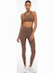 Women's Sports Bra without Padding Brown