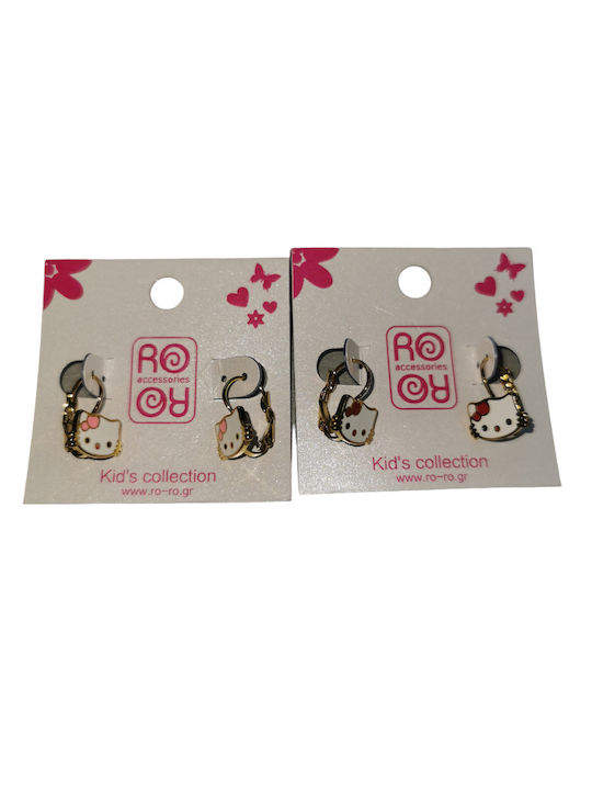 Ro-Ro Accessories Kids Earrings Pink