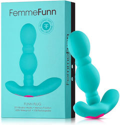 FemmeFunn Dop Anal cu vibrație Turcoaz FemmeFunn Dop Anal cu vibrație Turcoaz